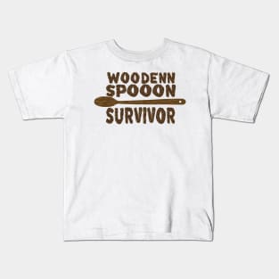 wooden spoon survivor Kids T-Shirt